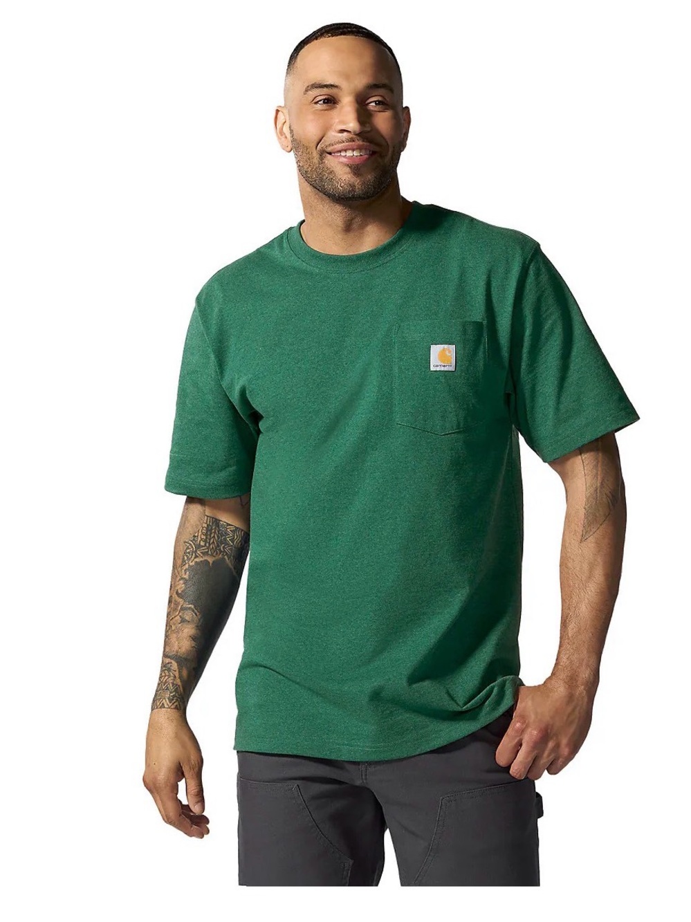 Carhartt Iconic K87 Men’s Loose Fit Cotton Pocket T Shirt XL